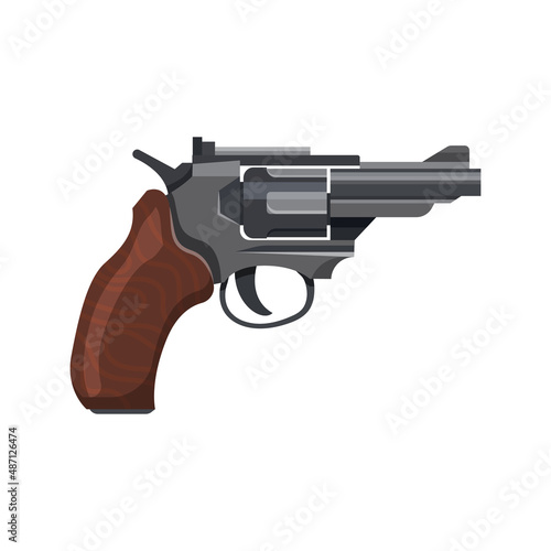 Gun, firearm pistol or revolver magnum handgun