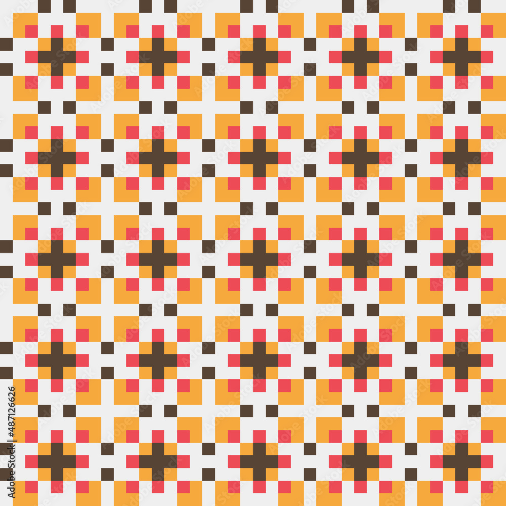 Abstract Cross Pattern generative computational art illustration Abstract Cross Pattern generative computational art illustration