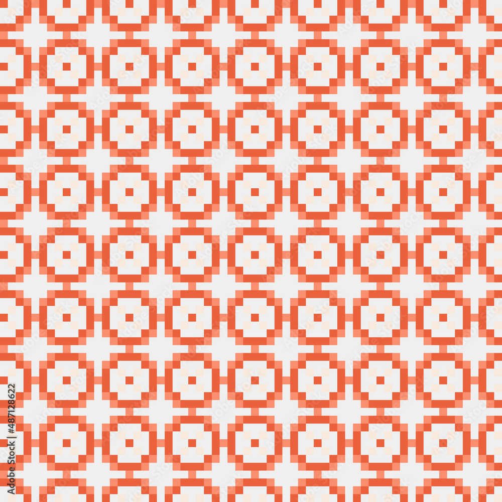 Naklejka premium Abstract Cross Pattern generative computational art illustration