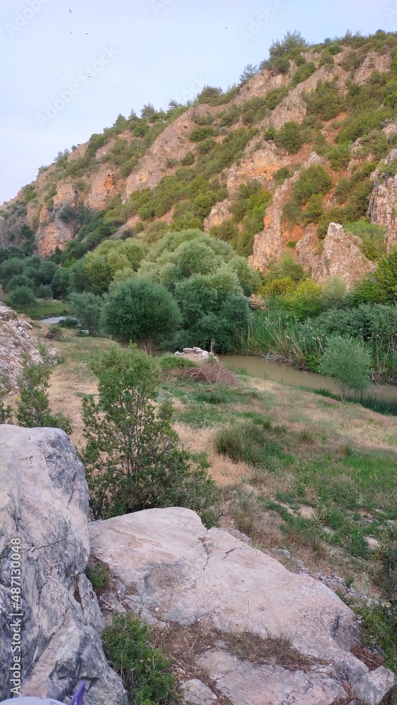 river in the mountains