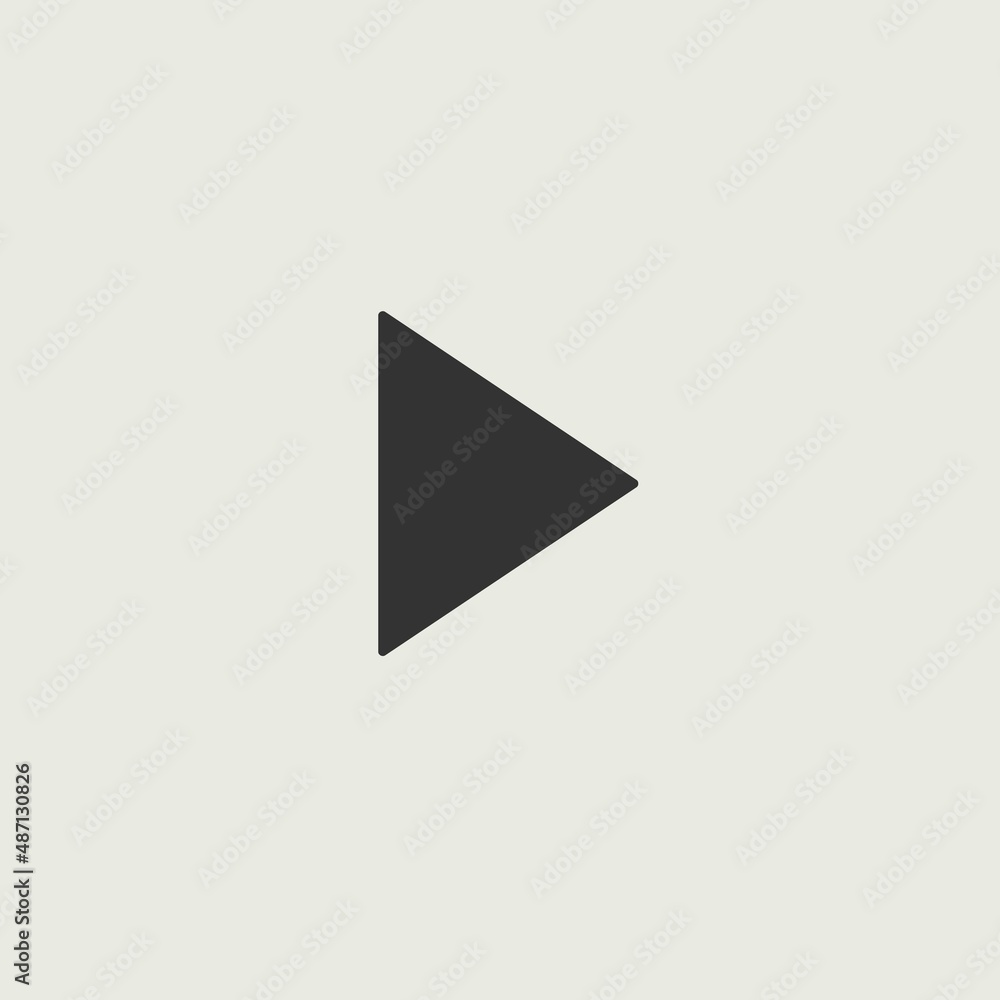 Play_button vector icon illustration sign Play_button vector icon illustration sign