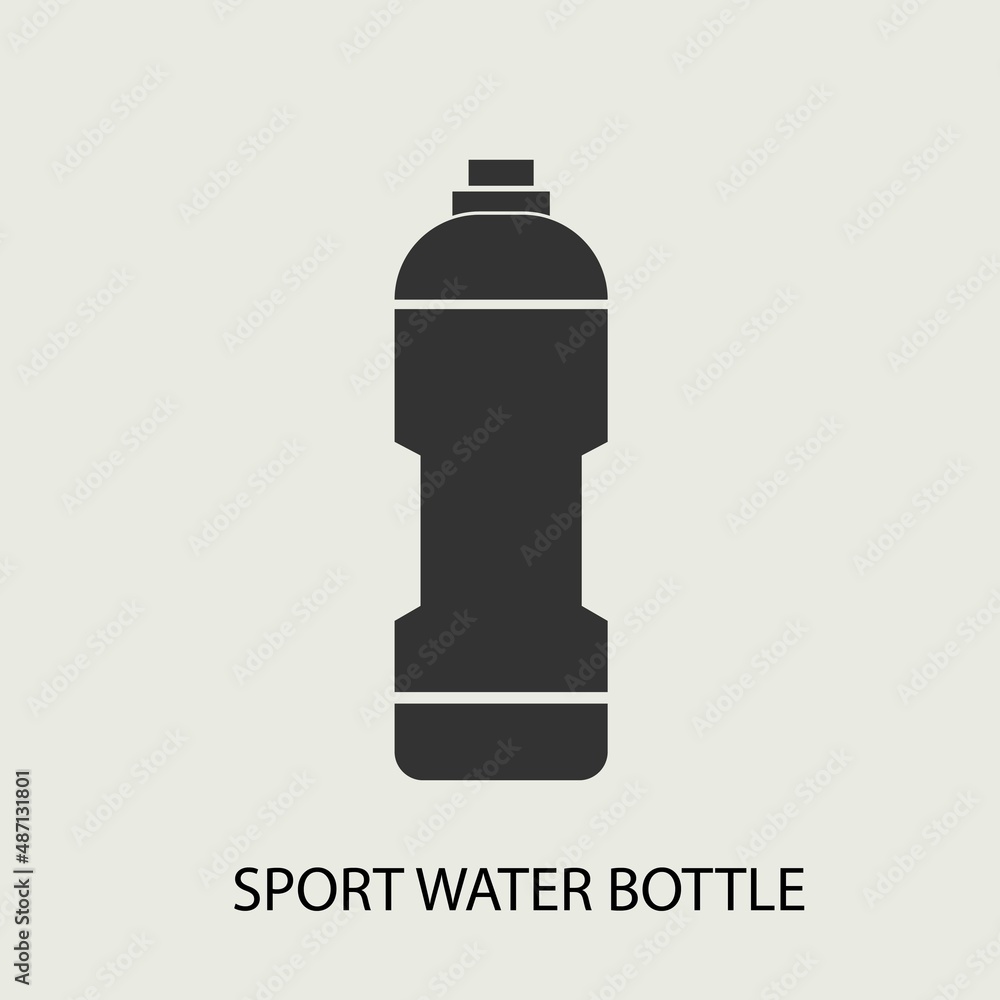 Sport_water_bottle vector icon illustration sign Sport_water_bottle vector icon illustration sign