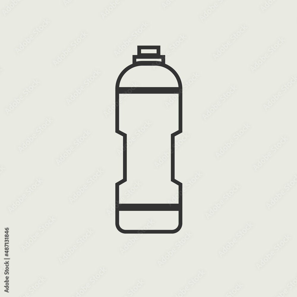 Sport_water_bottle vector icon illustration sign Sport_water_bottle vector icon illustration sign