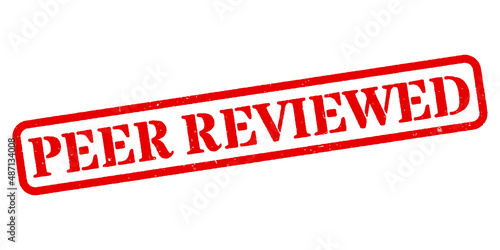 ‘Peer Reviewed’ Red Rubber Stamp