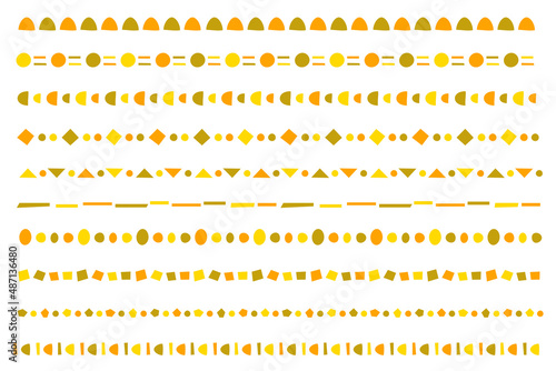 北欧風なかわいいラインイラスト素材
