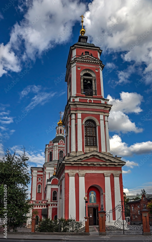Ascension Christi church in Moscow, Russia. Years of construction 1714 -1842