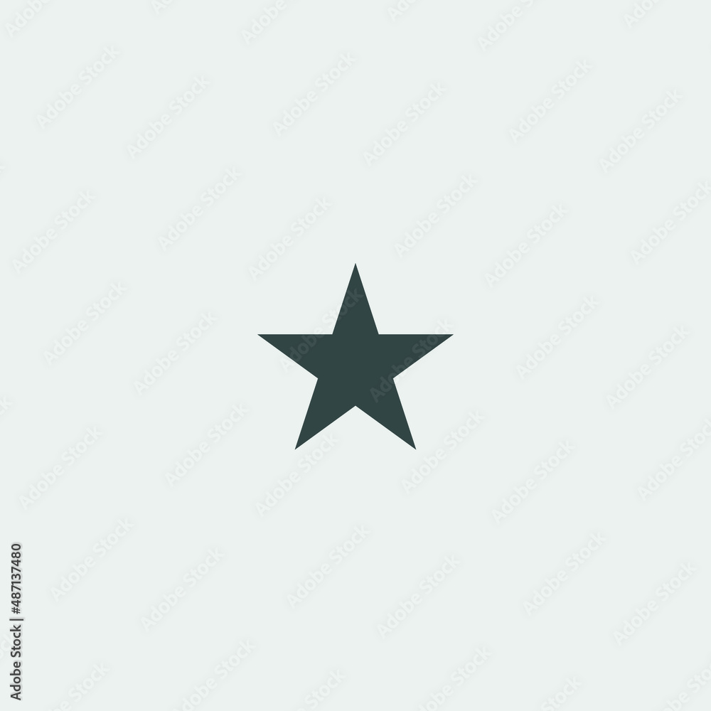 Star vector icon illustration sign Star vector icon illustration sign