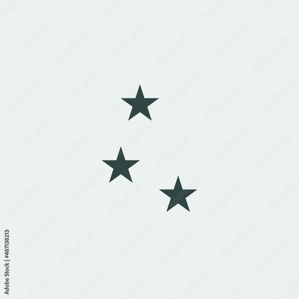 Stars vector icon illustration sign Stars vector icon illustration sign