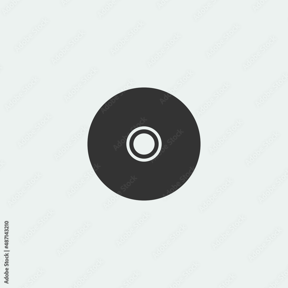 Cd vector icon illustration sign Cd vector icon illustration sign