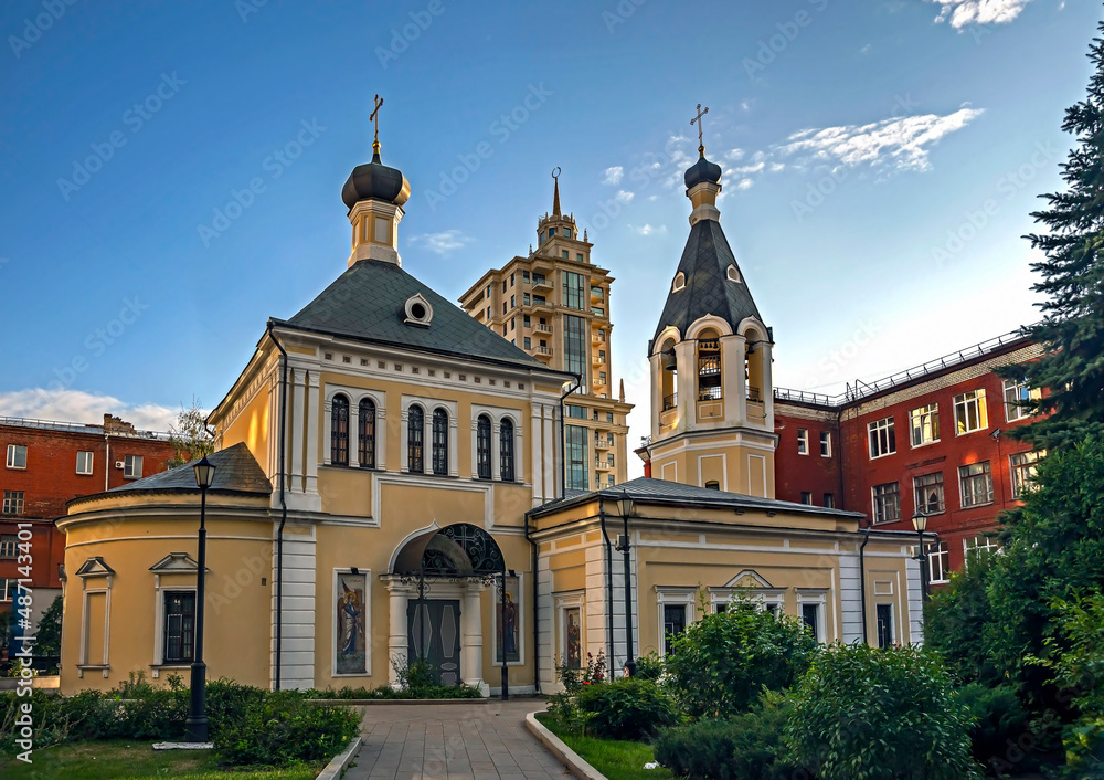 St. Maron, the Hermit church in Moscow, Russia. Years of construction 1731 - 1844