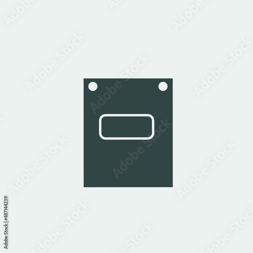 Computer harddrive vector icon illustration sign