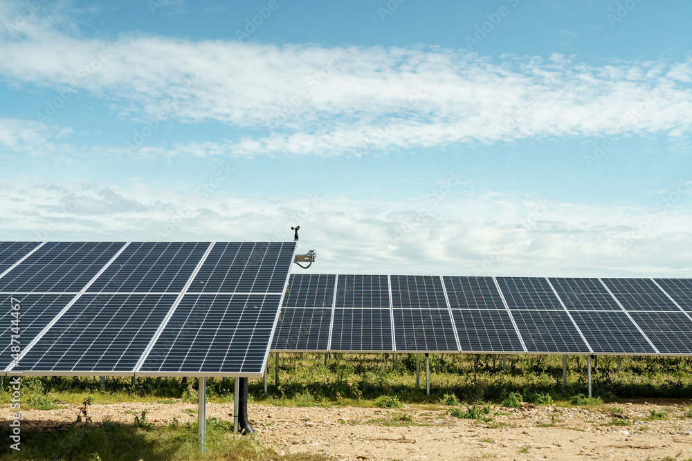 Field of solar panels to generate green and sustainable energy for the industries in the area. Field of solar panels to generate green and sustainable energy for the industries in the area.