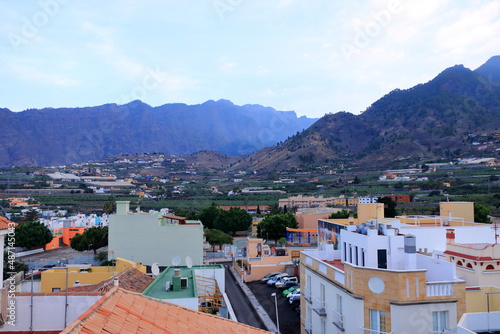 view over Los Llanos de Aridane in La Palma Island, Canary Islands, Spain photo