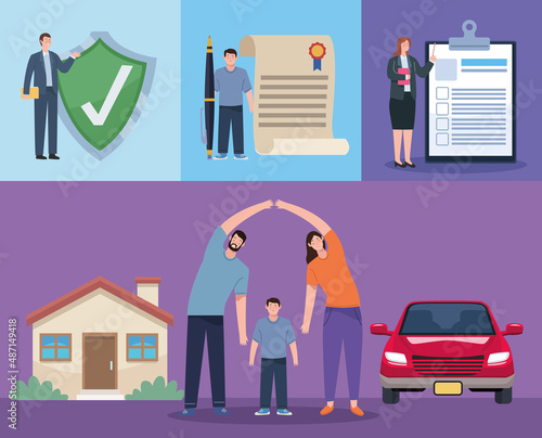 four insurance service items