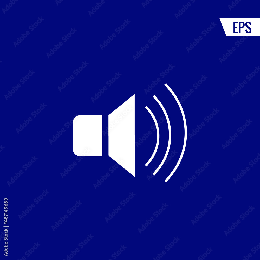 Volume vector icon illustration sign Volume vector icon illustration sign