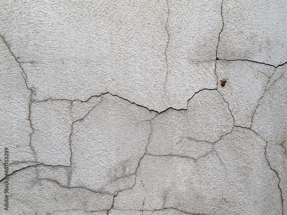 Obraz premium cracked old concrete wall