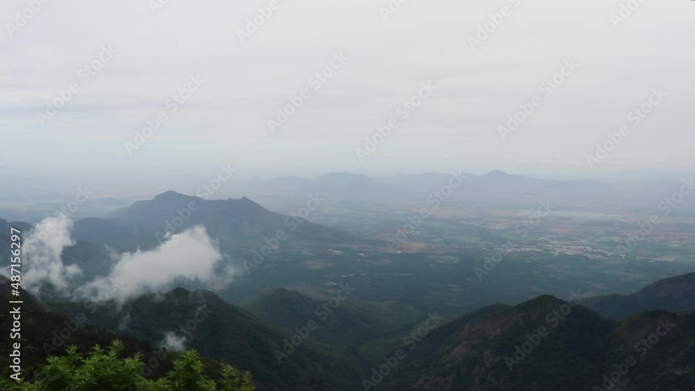 cloud movements time lapse over mountain terrain at morning cloud movements time lapse over mountain terrain at morning