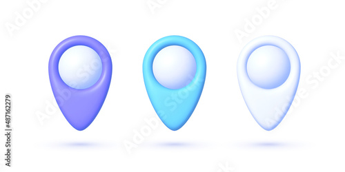 Free Download Map mark 3d, great design for any purposes. Realistic isolated vector. Map marker pointer icon set. 3d vector illustration - GFXLoad