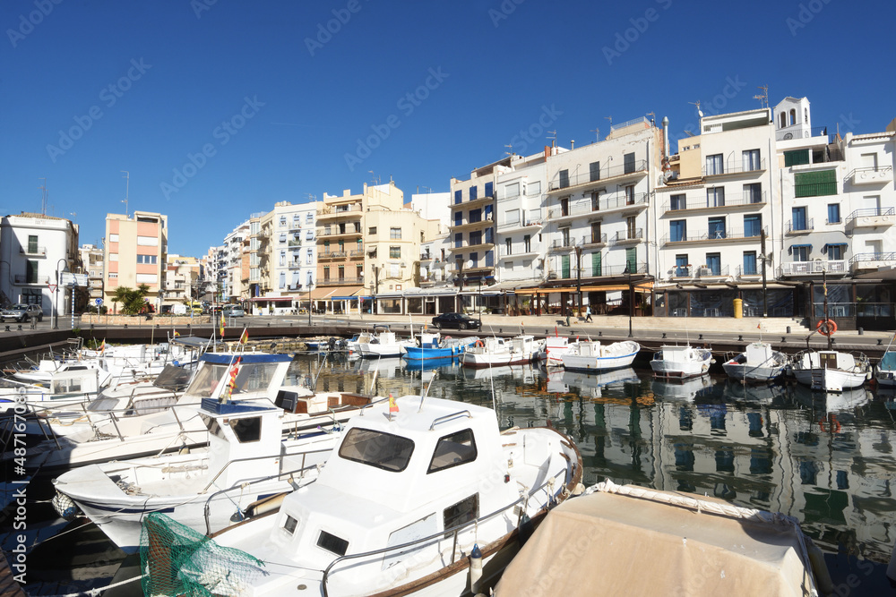 fishing village of Lâ€™ Ametlla de Mar, Costa Dorada, Tarragona province, Catalonia, Spain