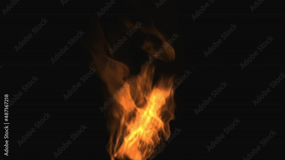 Alpha channel flames on transparent background Alpha channel flames on transparent background