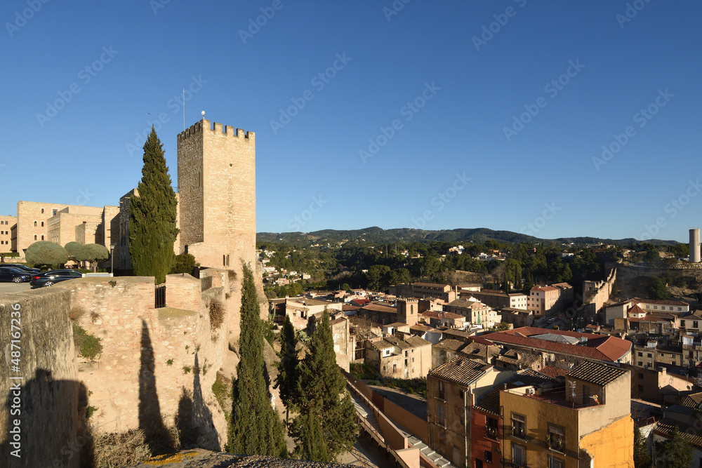 La Suda and city, Tortosa , Tarragona province, Catalonia, Spain