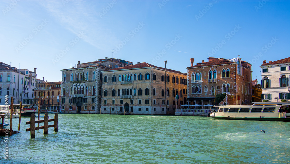 the Grand Canal in Venice runs through the San Polo district