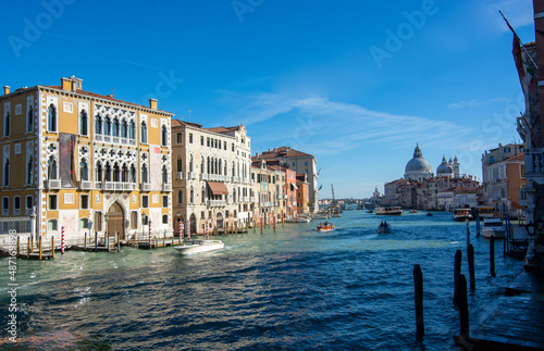 the Grand Canal in Venice seen from the Accademia bridge © corradobarattaphotos