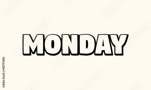 Weekday with Ayurveda based color for the day. Monday.