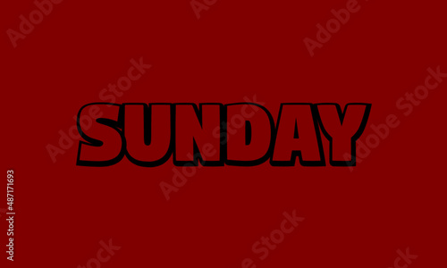 Weekday with Ayurveda based color for the day. Sunday.