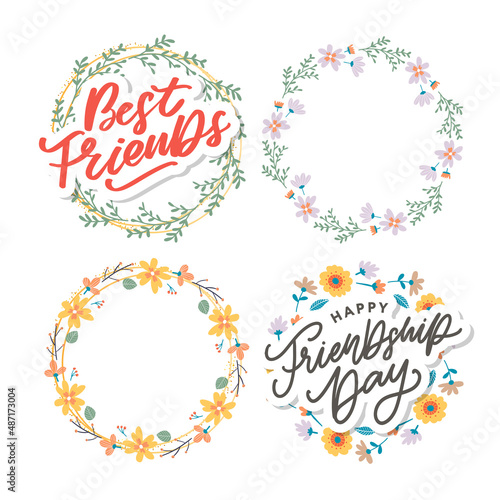 Best Friend Forever Friendship Day soul sister with heart lettering design best friend forever bff besties