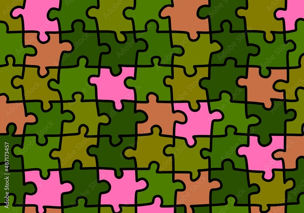 Kids background with puzzles for cards and linens and gifts and posters and postcard and magazines and wrapping paper Kids background with puzzles for cards and linens and gifts and posters and postcard and magazines and wrapping paper