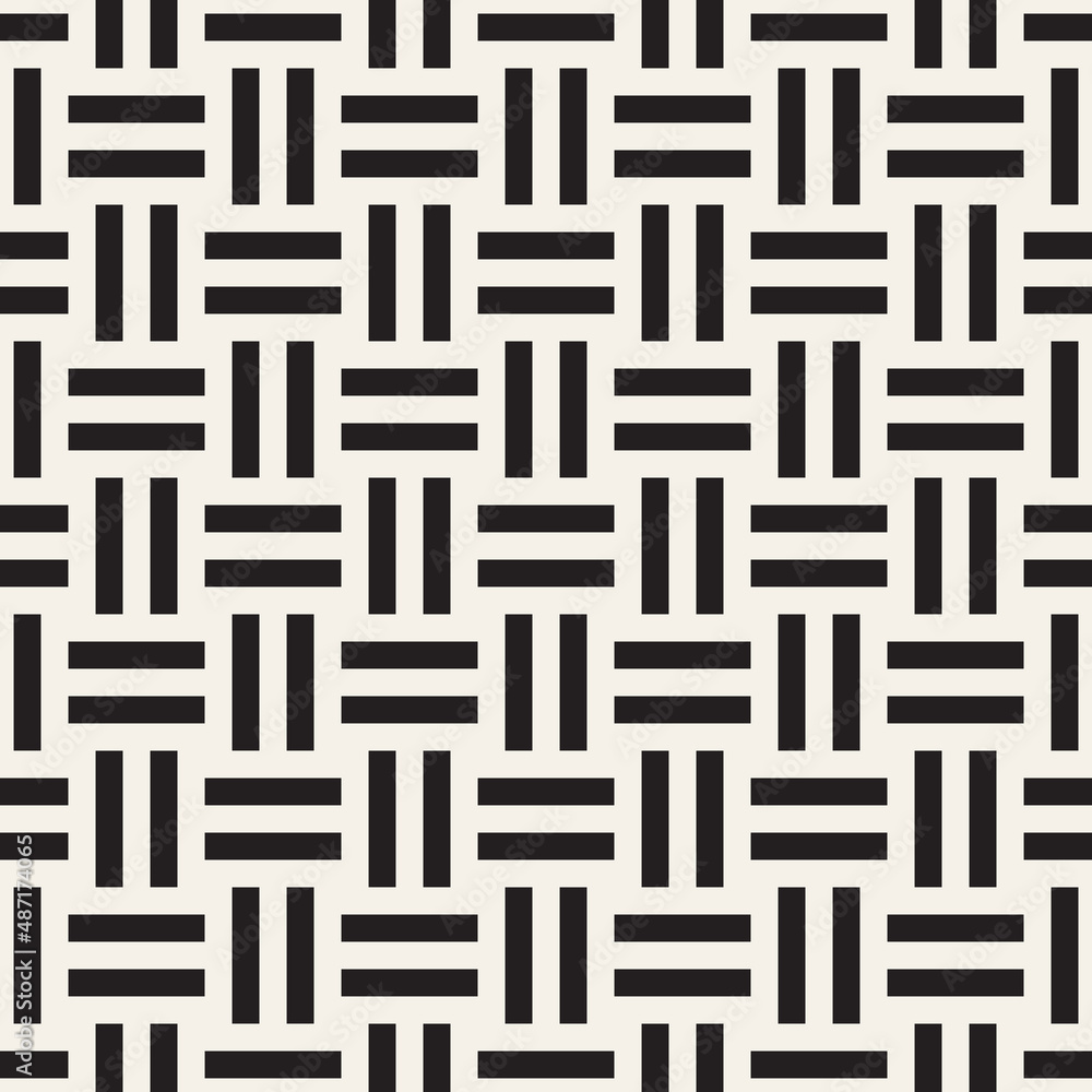 Vector seamless pattern. Repeating geometric abstract elements. Stylish monochrome background design. Vector seamless pattern. Repeating geometric abstract elements. Stylish monochrome background design.