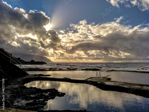 Magnificent sunset pools of lamaceta.
Island of El Hierro