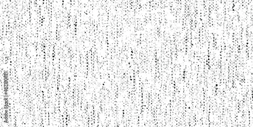 Vector fabric texture. Distressed texture of weaving fabric. Grunge background. Abstract halftone vector illustration. Overlay to create interesting effect and depth. Black isolated on white. EPS10.