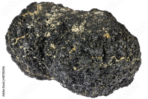 Foto manganese nodule recovered in the Pacific from a depth of approximately  4000m b