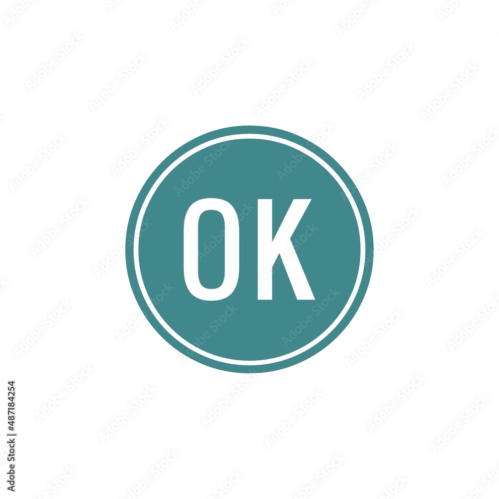 OK photo with green background and white text OK photo with green background and white text
