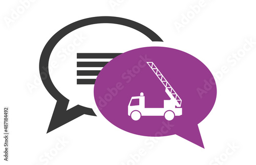 Logo accès pompiers.