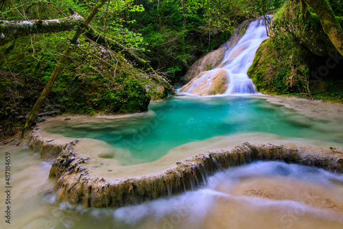 waterfall and natural pool