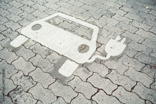 Slika na platnu Energy Station Car