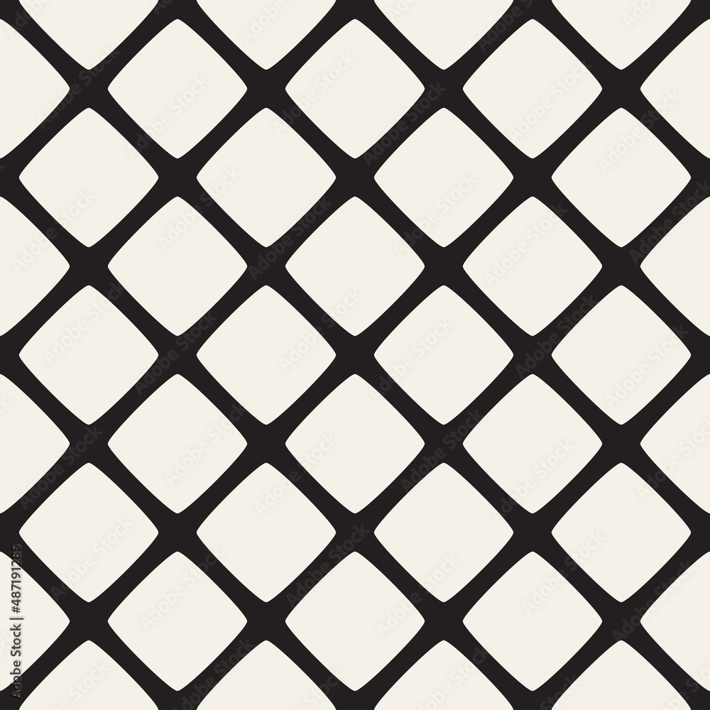 Vector seamless pattern. Repeating geometric elements. Stylish monochrome background design. Vector seamless pattern. Repeating geometric elements. Stylish monochrome background design.