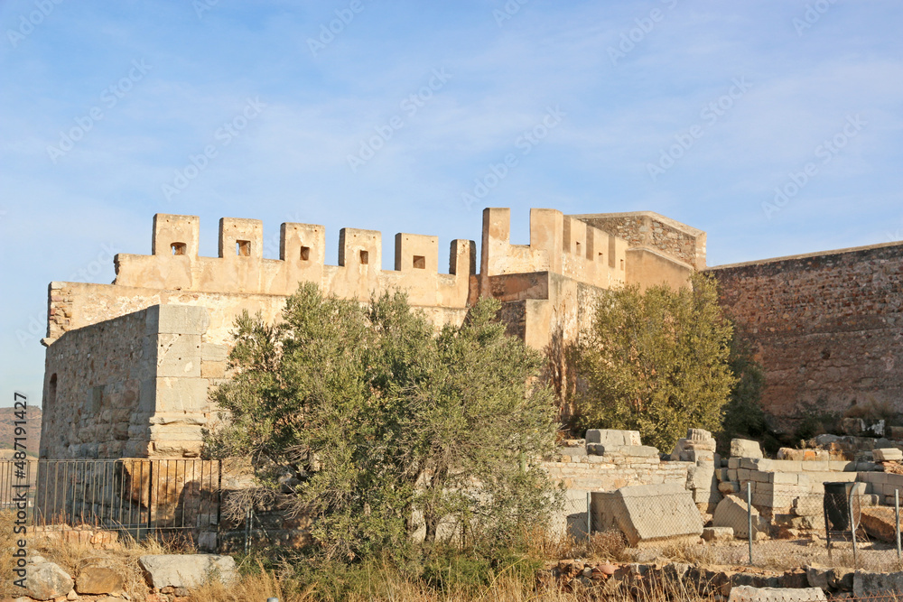 Sagunto castle in Spain	