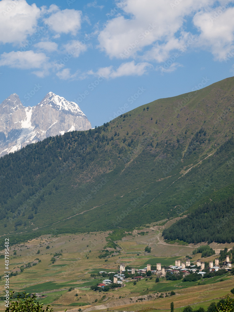 Village in Savneti valley