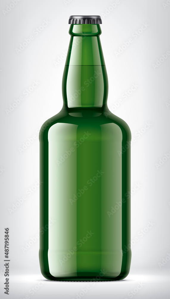 Color Glass Bottle on background. Color Glass Bottle on background.