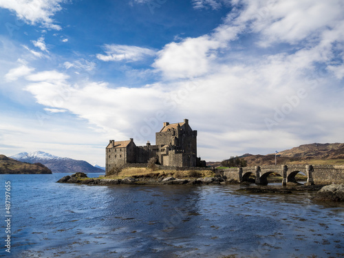 Eilean Donan Castle seen from Loch Duich