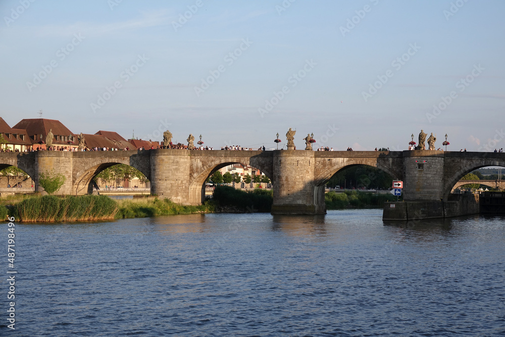 Alte Bruecke in Wuerzburg Alte Bruecke in Wuerzburg