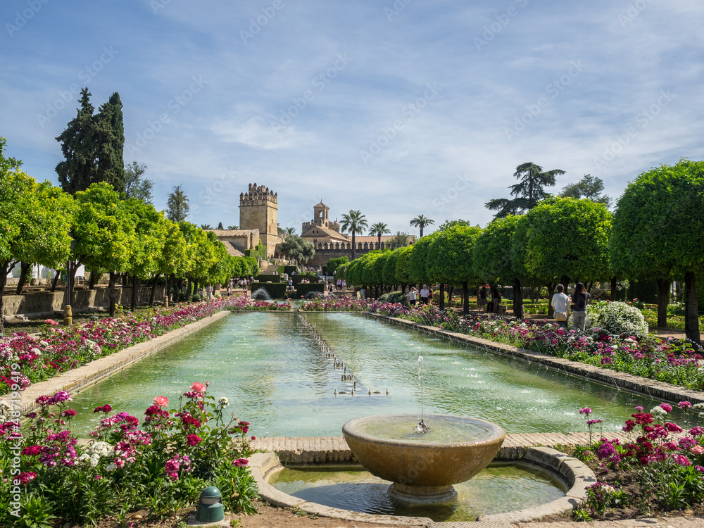Gardens from the Alcazar de los Reyes Cristianos, Cordoba