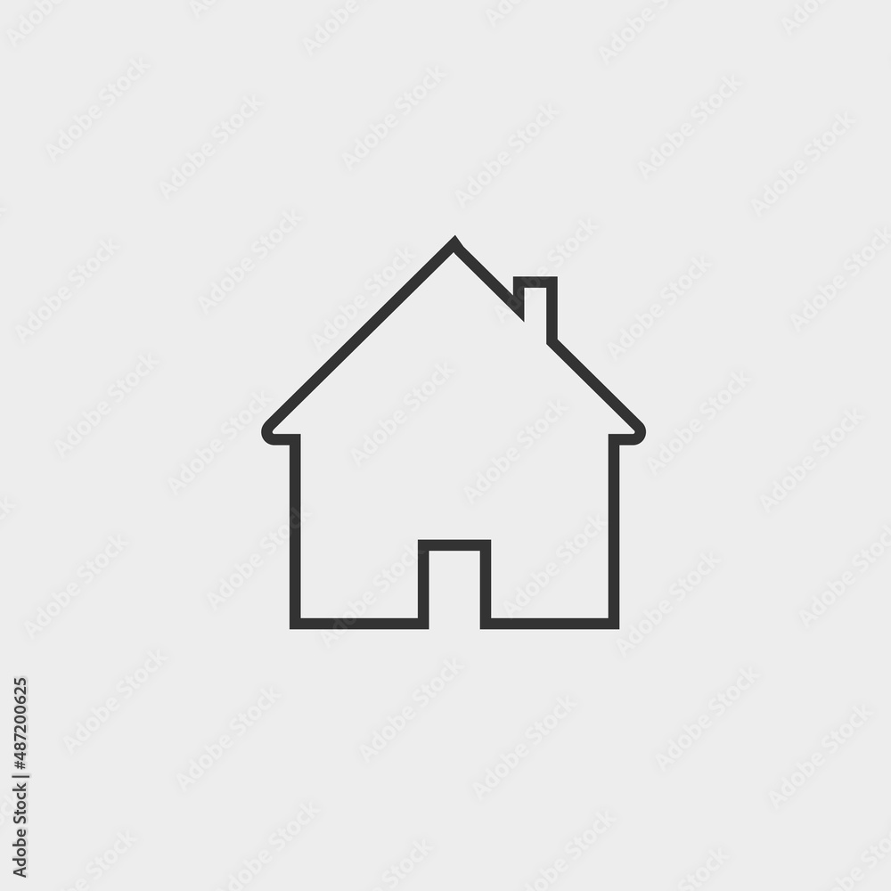 House vector icon illustration sign House vector icon illustration sign