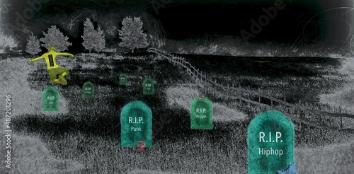 R.I.P. surreal, Illustration