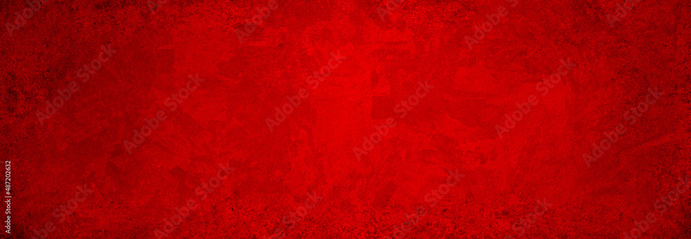 Red texture background, old Christmas paper, vintage metal textured grunge with marbled pattern