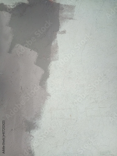 Gray paint old cracked background, wall background 